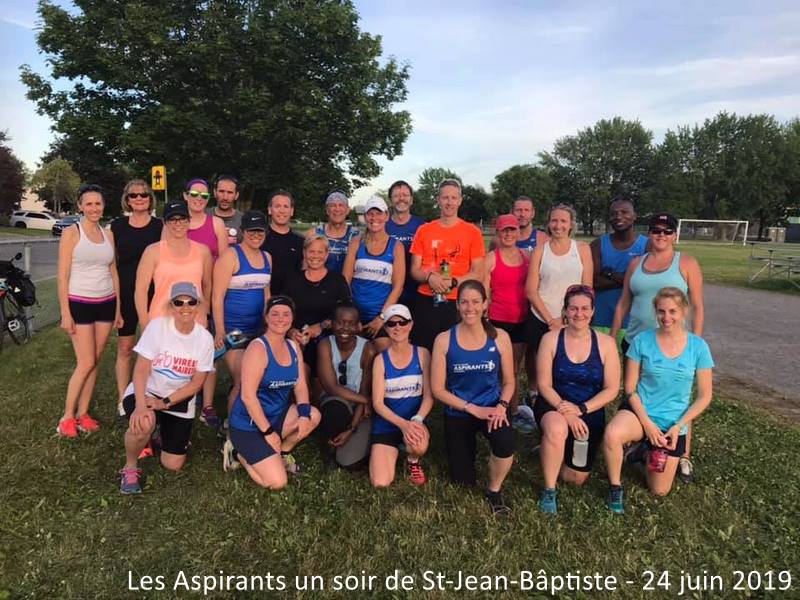 Les Aspirants un soir de St-Jean-Bâptiste - 24 juin 2019