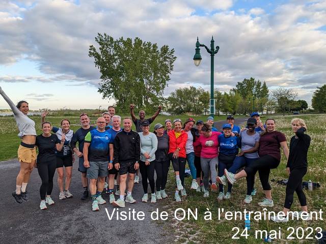 visite de ON à l'entraînement