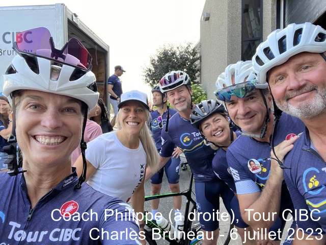 Coach Philippe, Tour CIBC Charles Bruneau - 6 juillet 2023