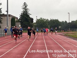 Aspirants sous la pluie - 10 juillet 2023