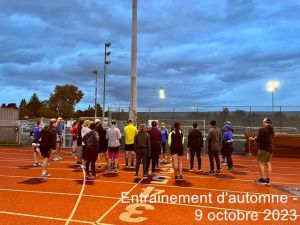 Entrainement d'automne - 9 octobre 2023
