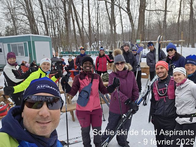 Sortie ski de fond Aspirants - 9 février 2025